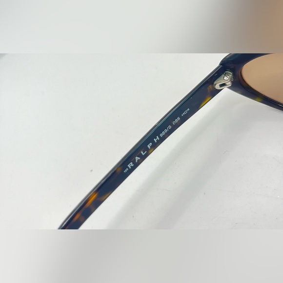 Ralph Lauren 989/S Brown Oval Sunglasses Frames Only - Picture 8 of 8